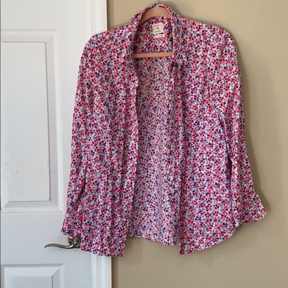 Floral gap button shirt